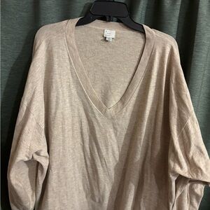 a new day Light Brown Knit Top